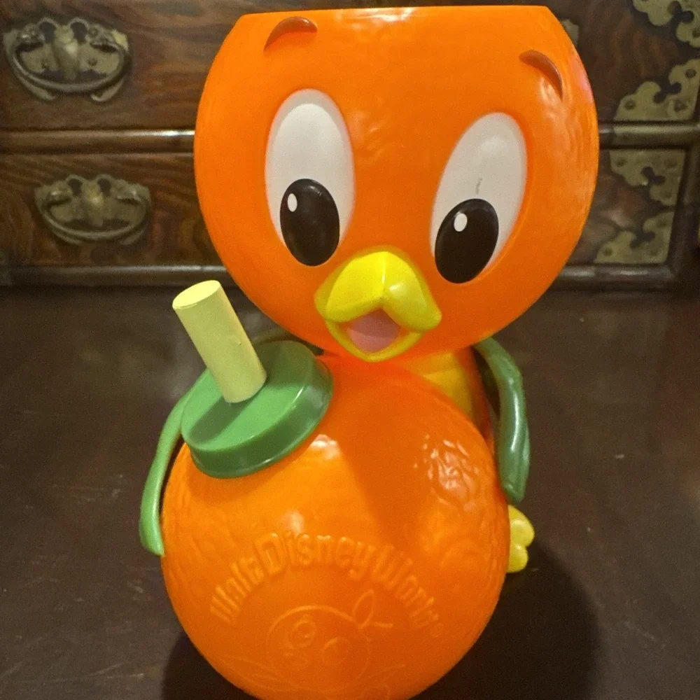 Set of 2 Disney Parks Epcot Orange Bird Flower Garden Sippy Cups